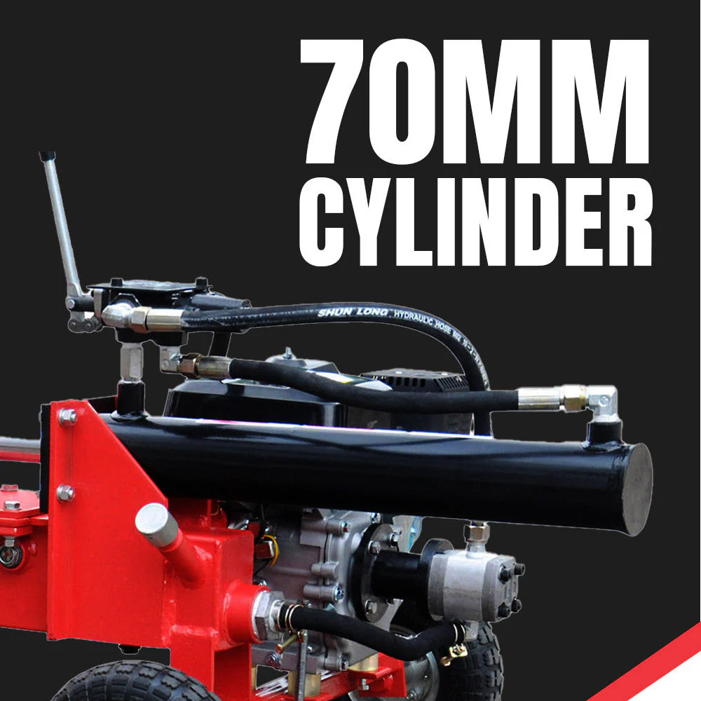 BBT 12/20 Ton Horizontal Wood Log Splitter - 6.5hp Petrol Engine - 2-Year Warranty - Image 13