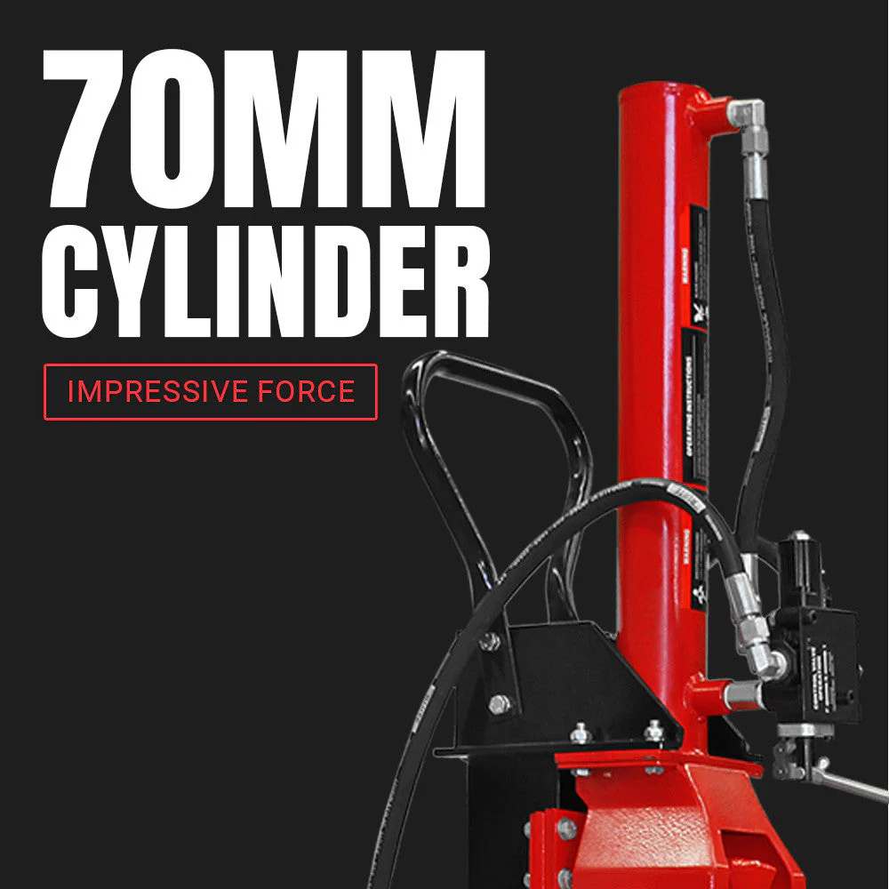 BBT 12/20 Ton Vertical/horizontal Wood Log splitter - 6.5hp Petrol Engine - 2-Year Warranty - Image 3