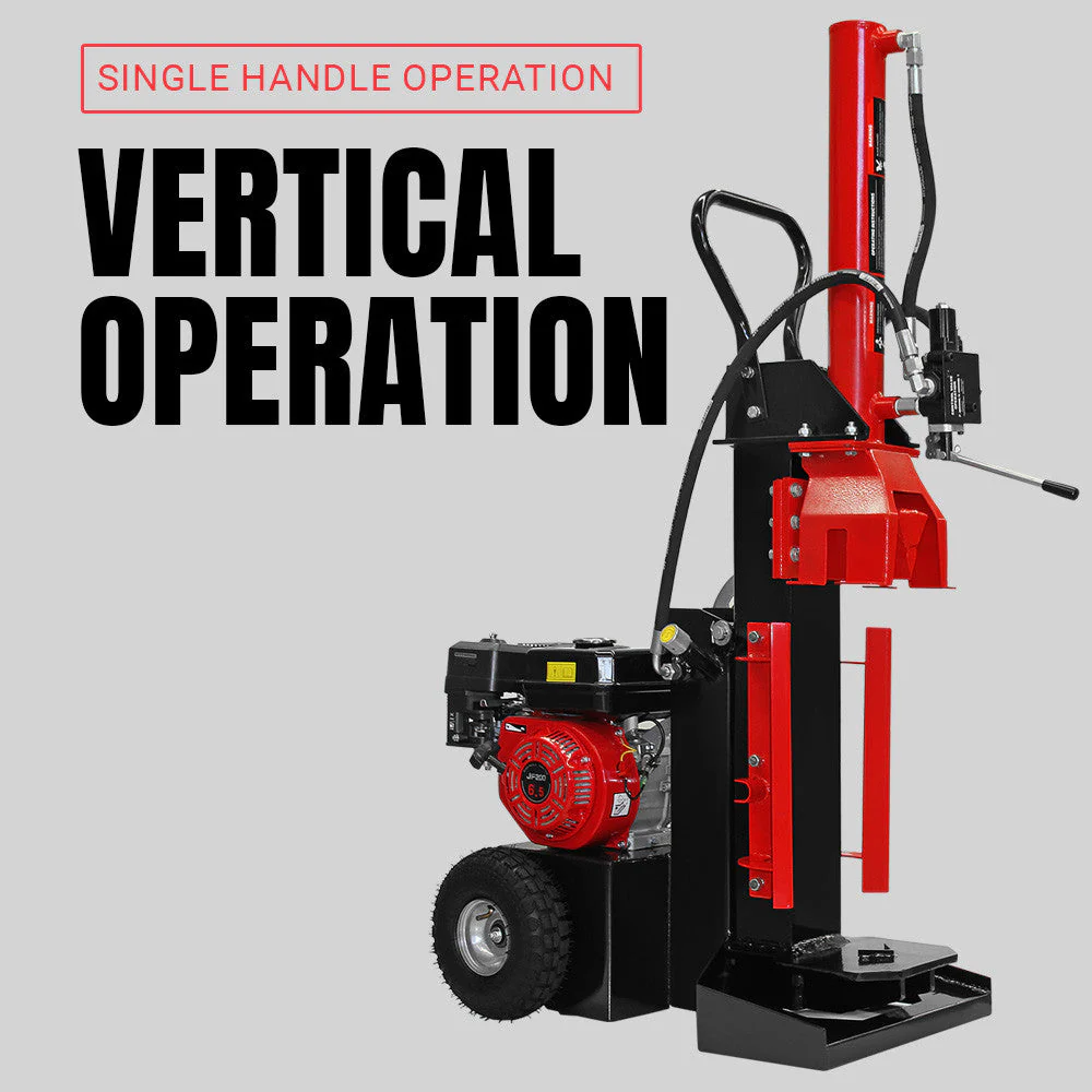 BBT 12/20 Ton Vertical/horizontal Wood Log splitter - 6.5hp Petrol Engine - 2-Year Warranty - Image 7