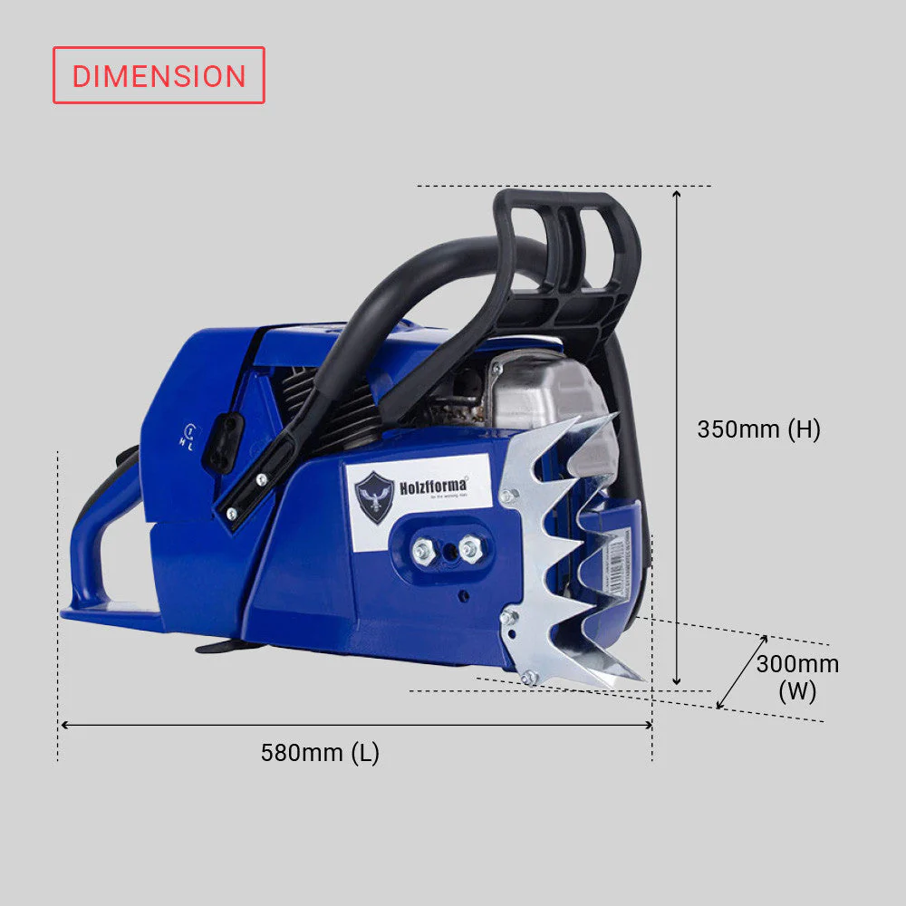 BBT 122cc 8.5hp 36" to 76" Slabbing Saw Petrol ChainSaw - Power Head Only - Image 14