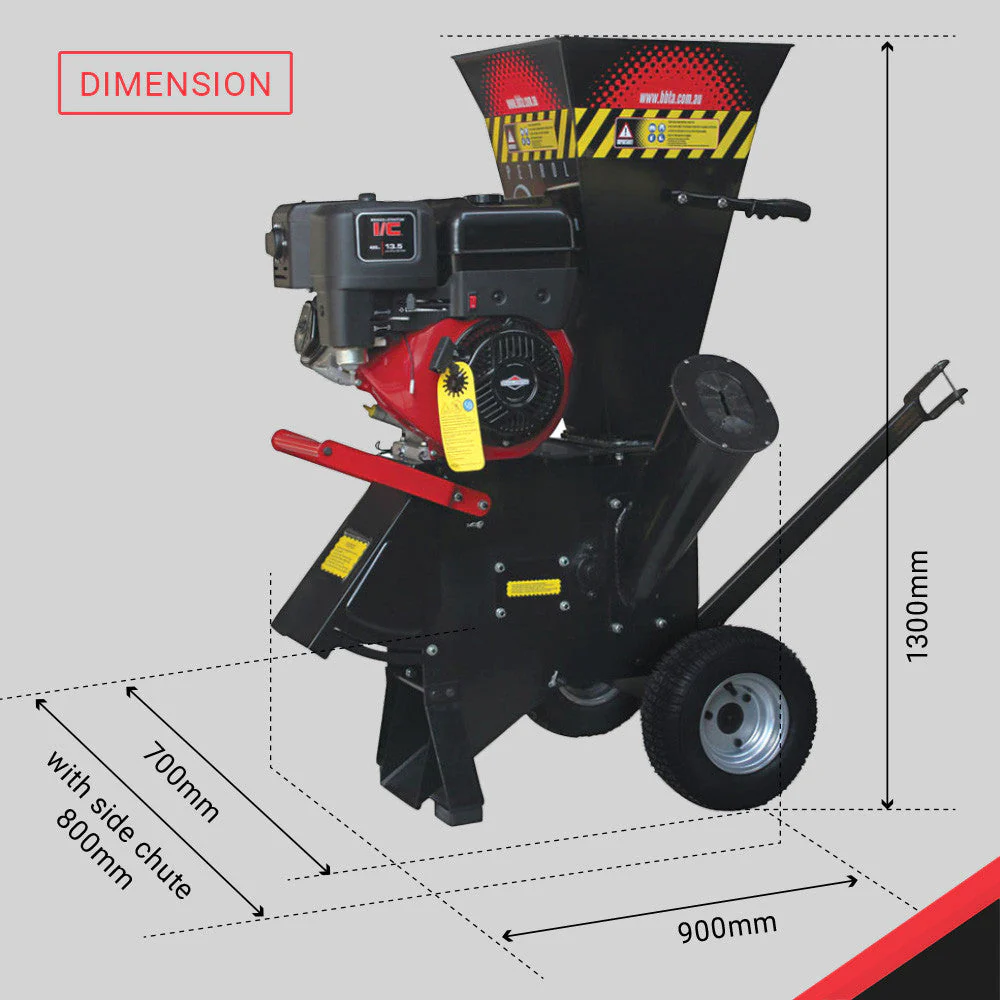 BBT XR2100 Briggs & Stratton Electric Start Wood Mulcher/Chipper - 2-Year Warranty - Image 14