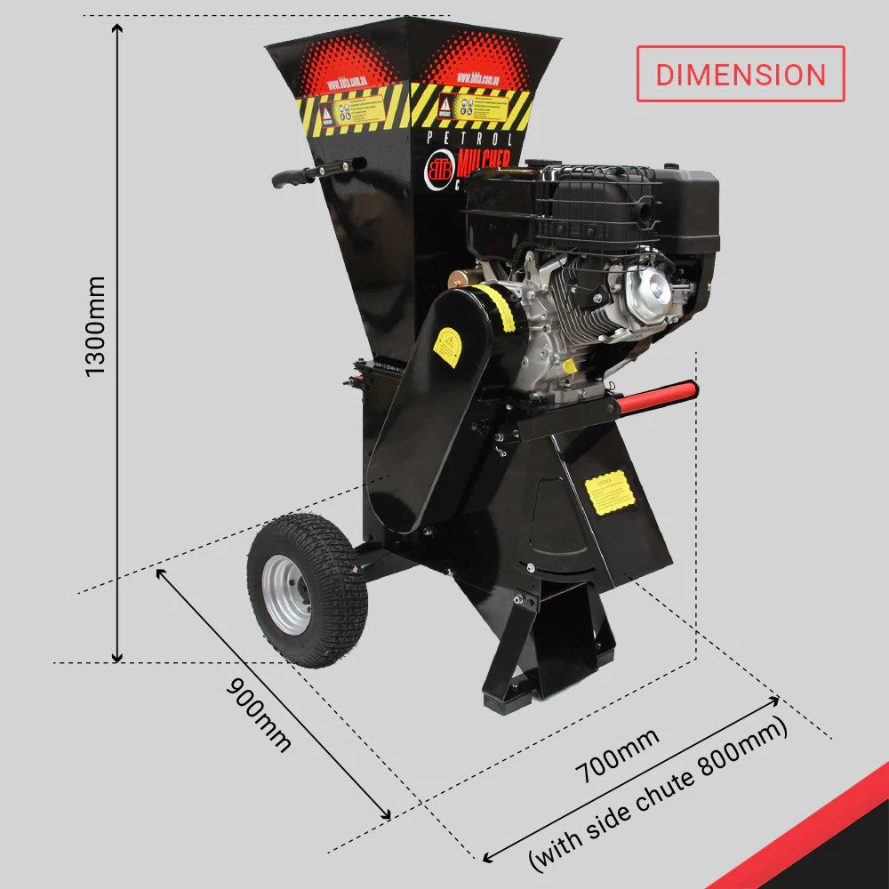 BBT 15/20hp Petrol 420cc Electric Start Garden Wood Mulcher/Chipper - 2-Year Warranty - Image 17
