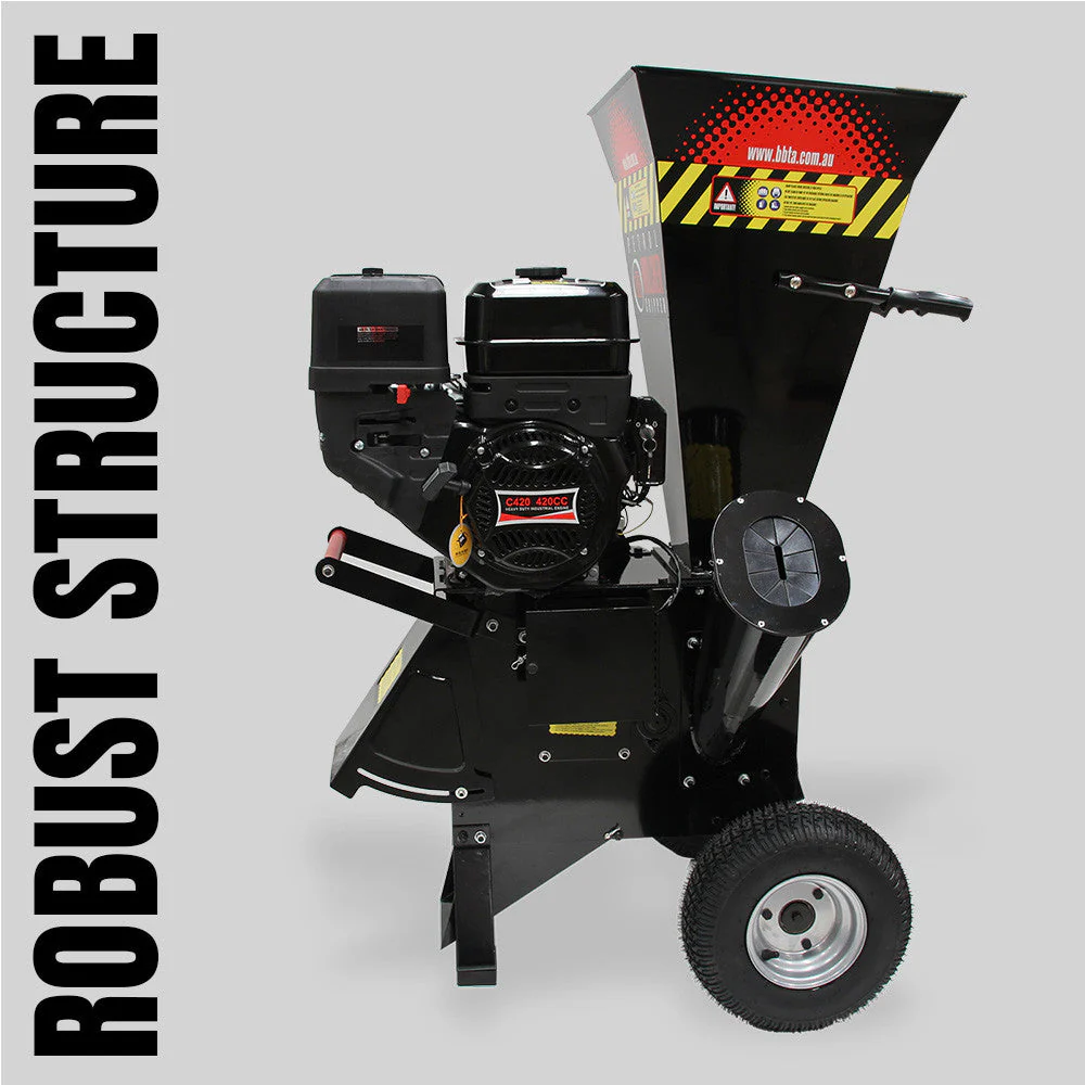 BBT 15/20hp Petrol 420cc Electric Start Garden Wood Mulcher/Chipper - 2-Year Warranty - Image 18