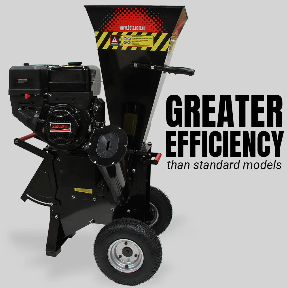 BBT 15/20hp Petrol 420cc Electric Start Garden Wood Mulcher/Chipper - 2-Year Warranty - Image 6
