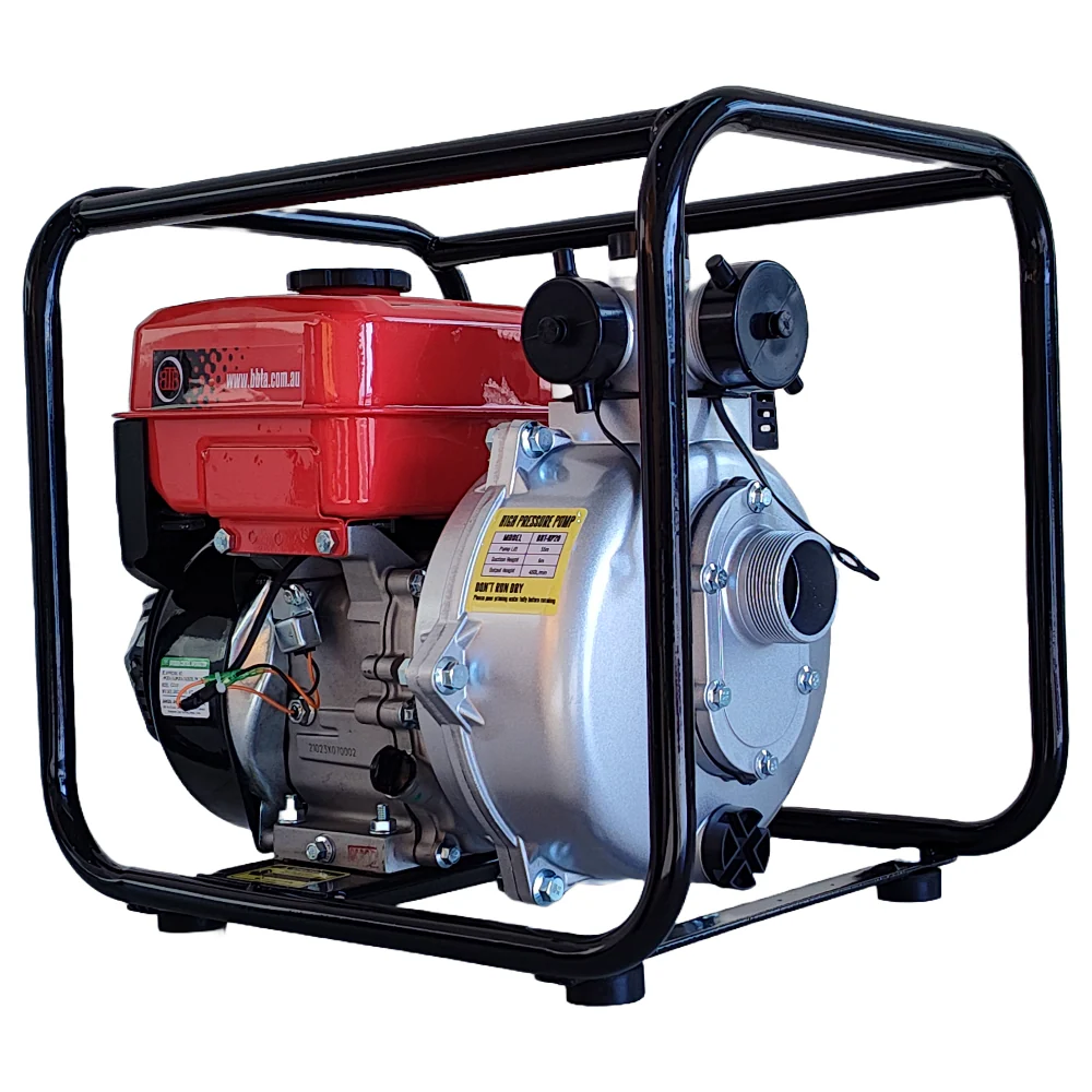 BBT 2" Petrol High Pressure Twin Impeller Fire Water Pump - 7hp 4-Stroke - Image 5