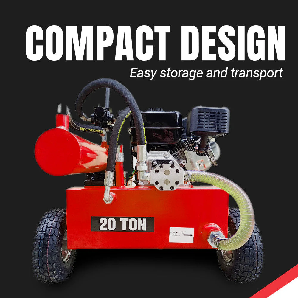 BBT 20T Ton Wood Log Splitter - 6.5hp Petrol engine - 2-Year Warranty - Image 11