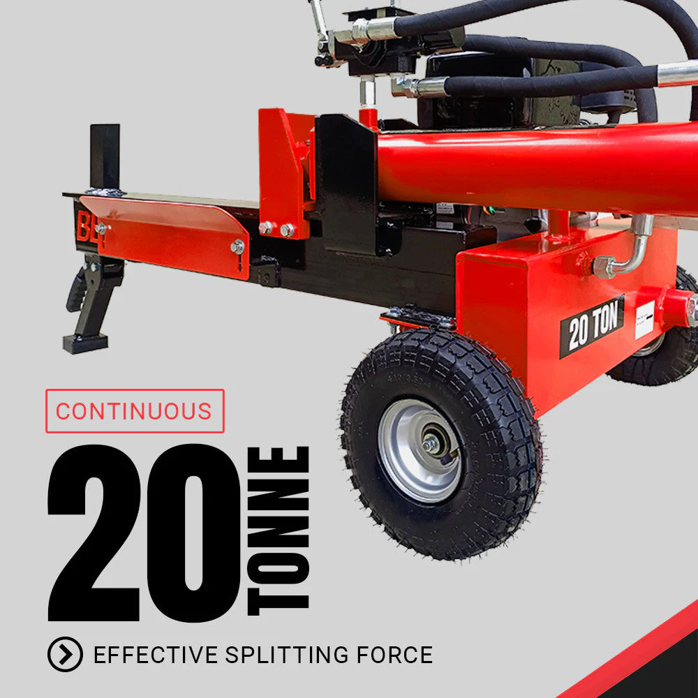 BBT 20T Ton Wood Log Splitter - 6.5hp Petrol engine - 2-Year Warranty - Image 6