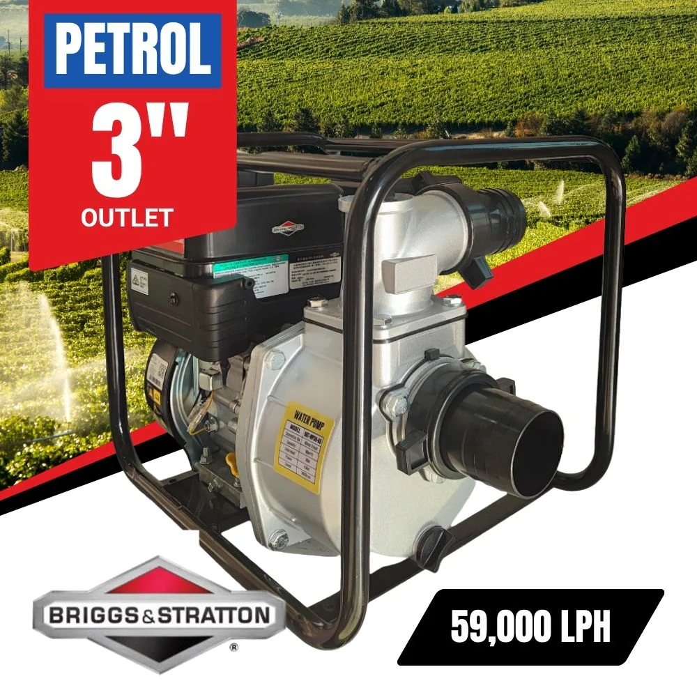 BBT 3" High Volume Transfer Water Pump - Briggs & Stratton XR950 - 2-Year Warranty - Image 3