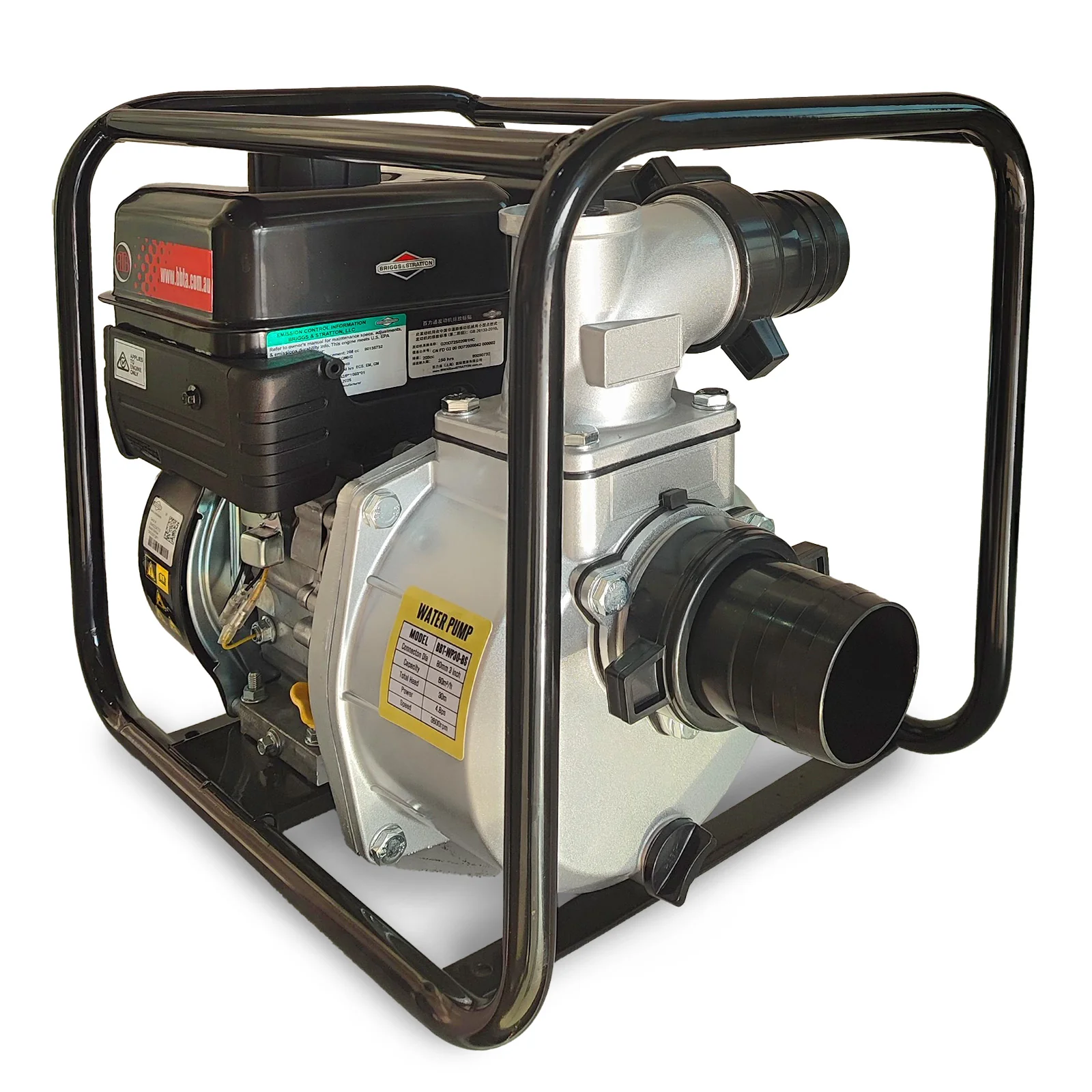 BBT 3" High Volume Transfer Water Pump - Briggs & Stratton XR950 - 2-Year Warranty - Image 8