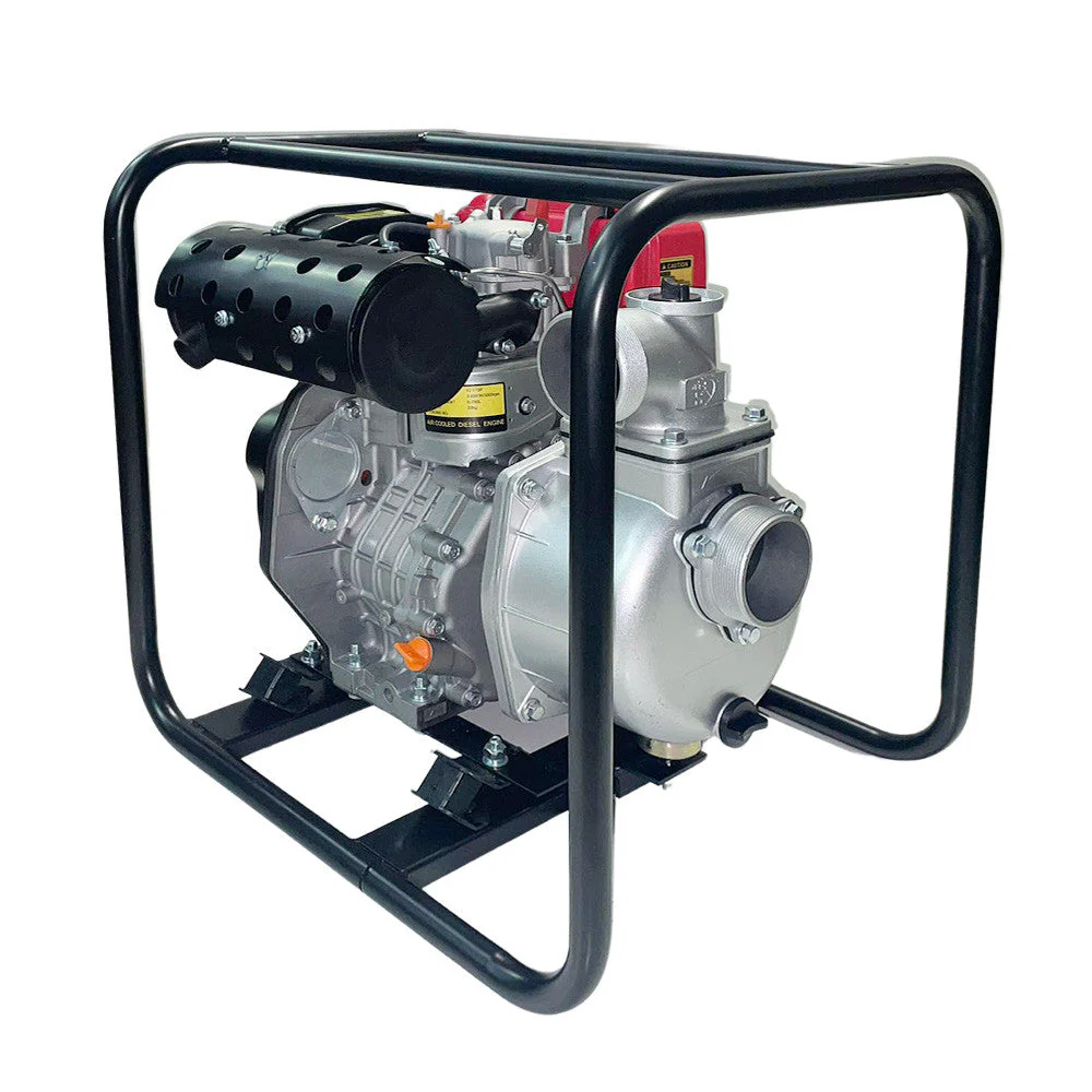 BBT 3" Diesel High Volume Transfer Water Pump - 6hp Pullstart - Image 4