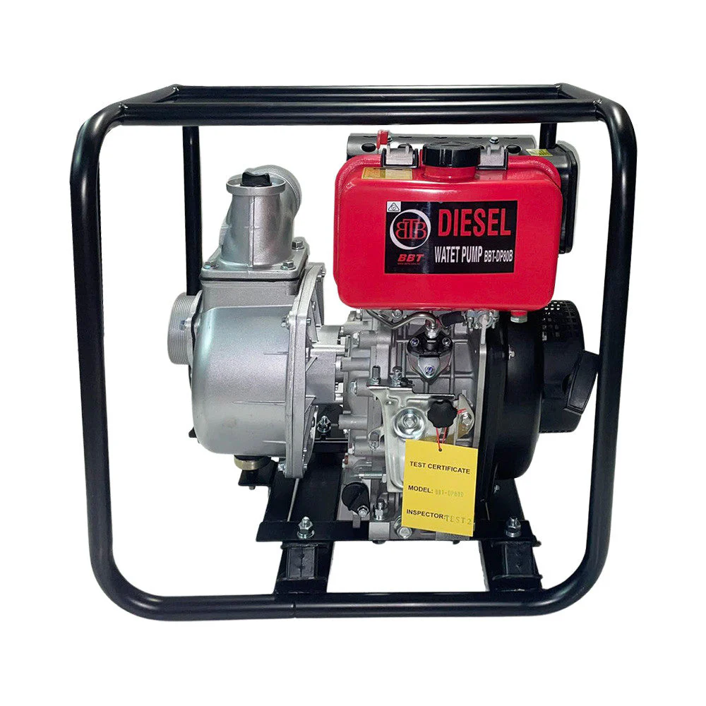 BBT 3" Diesel High Volume Transfer Water Pump - 6hp Pullstart - Image 5