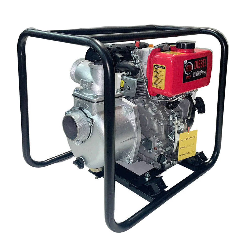 BBT 3" Diesel High Volume Transfer Water Pump - 6hp Pullstart - Image 7