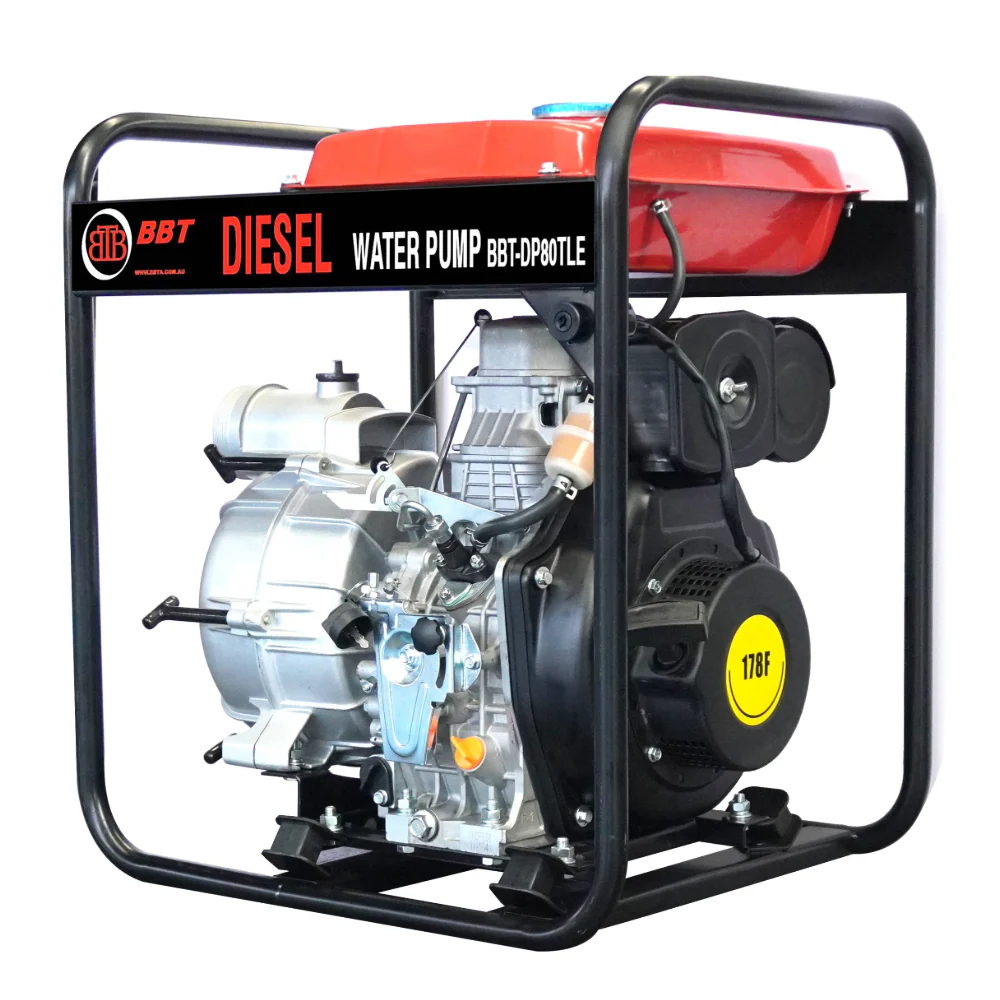 BBT 3" Diesel Trash  Pump - 6.5HP Electric Start - Image 7