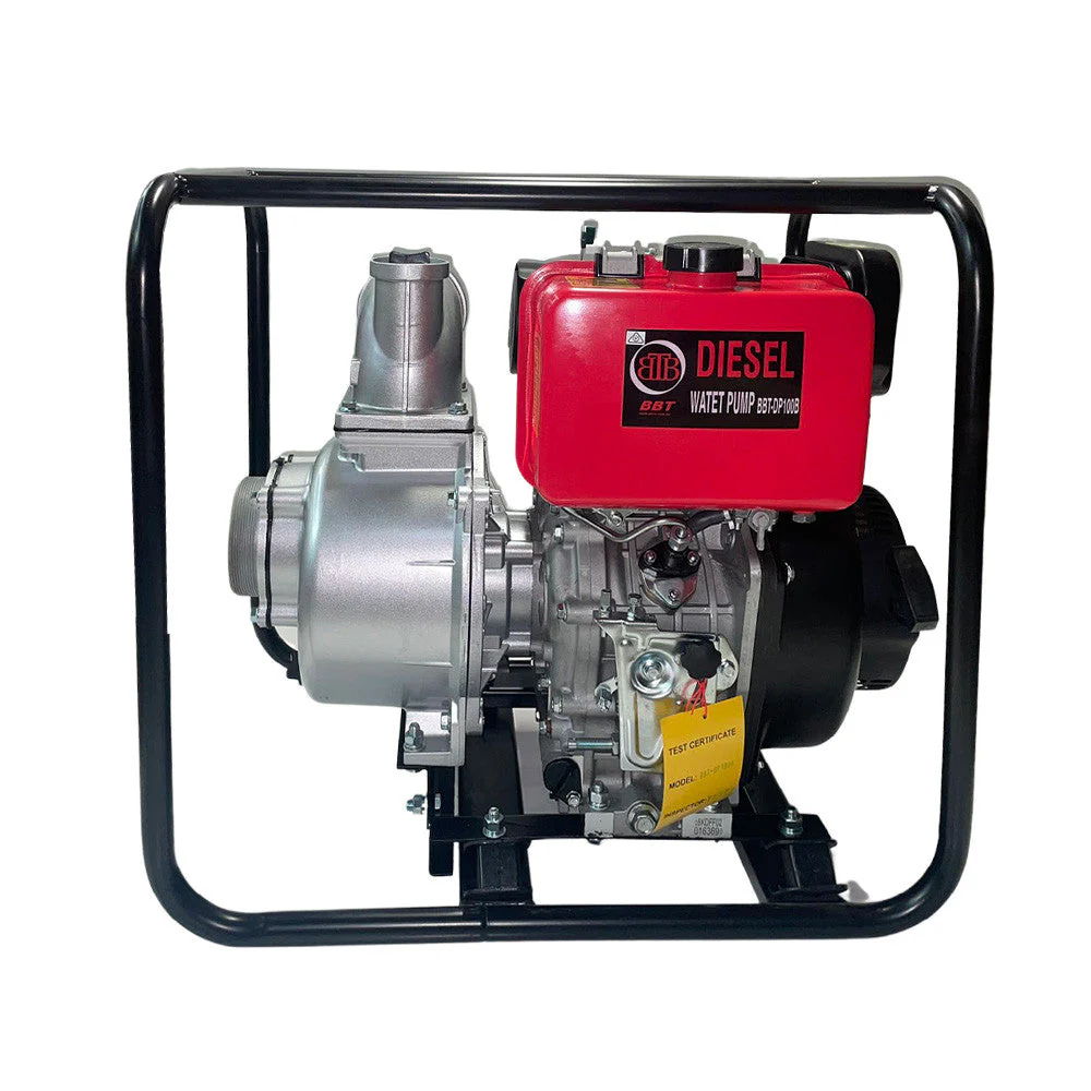 BBT 4" Diesel High Flow Transfer Water Pump - 10hp Pullstart - Image 4