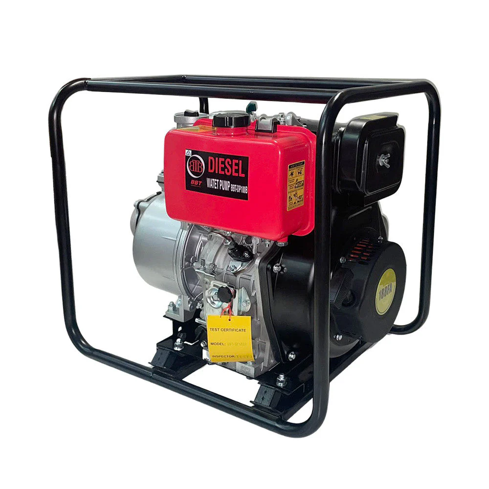 BBT 4" Diesel High Flow Transfer Water Pump - 10hp Pullstart - Image 5