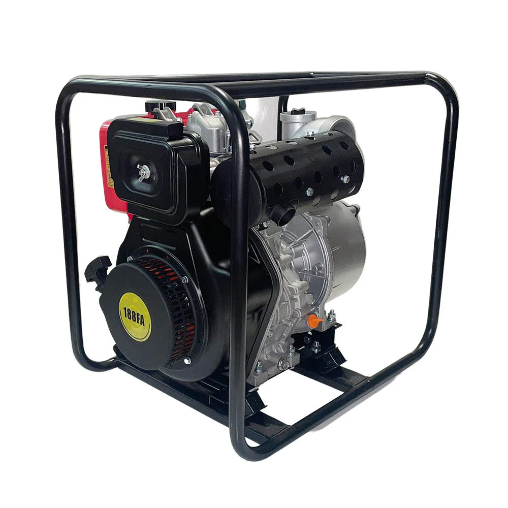 BBT 4" Diesel High Flow Transfer Water Pump - 10hp Pullstart - Image 8