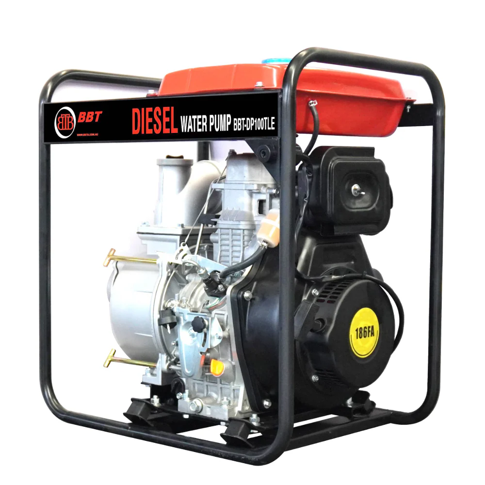 BBT 4" Diesel Trash  Pump - 10HP Electric Start - Image 4