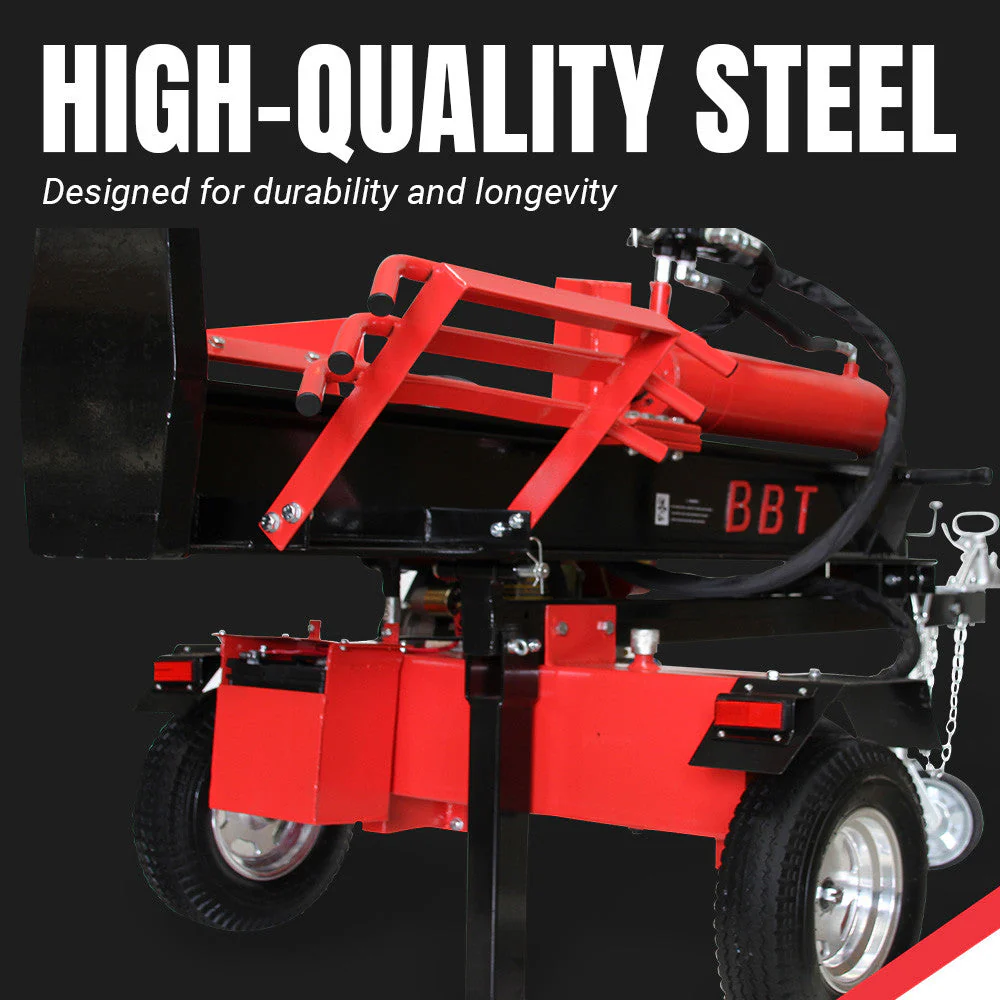 BBT 40/65 Ton Hydraulic Wood Log splitter - 10hp Diesel electric start - 2-Year Warranty - Image 16
