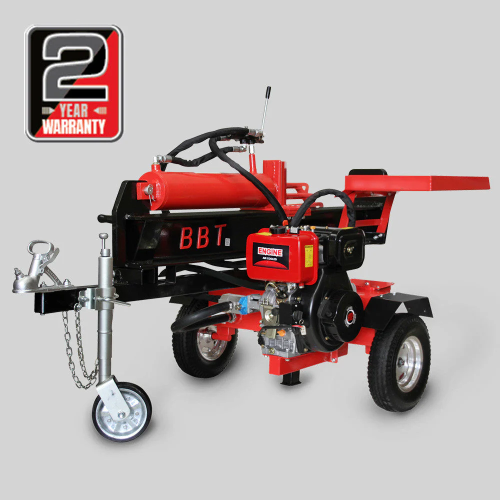 BBT 40/65 Ton Hydraulic Wood Log splitter - 10hp Diesel electric start - 2-Year Warranty - Image 3