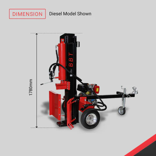 BBT 40/65 Ton Wood Log splitter - Honda GX390 14HP Electric Start - 2-Year Warranty - Image 16