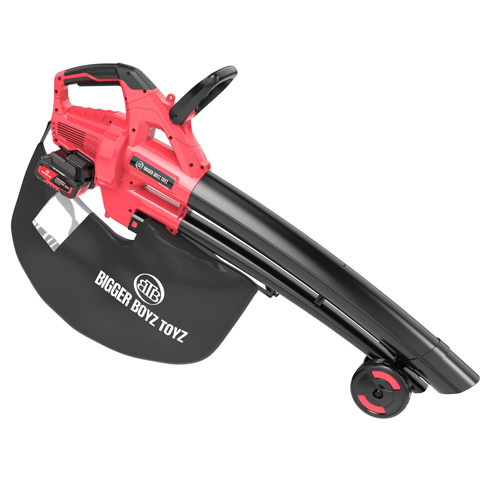 BBT 40V Cordless, Brushless Blower Vacuum with Dual 4.0Ah Lithium-ion Makita Compatible Batteries - Image 5