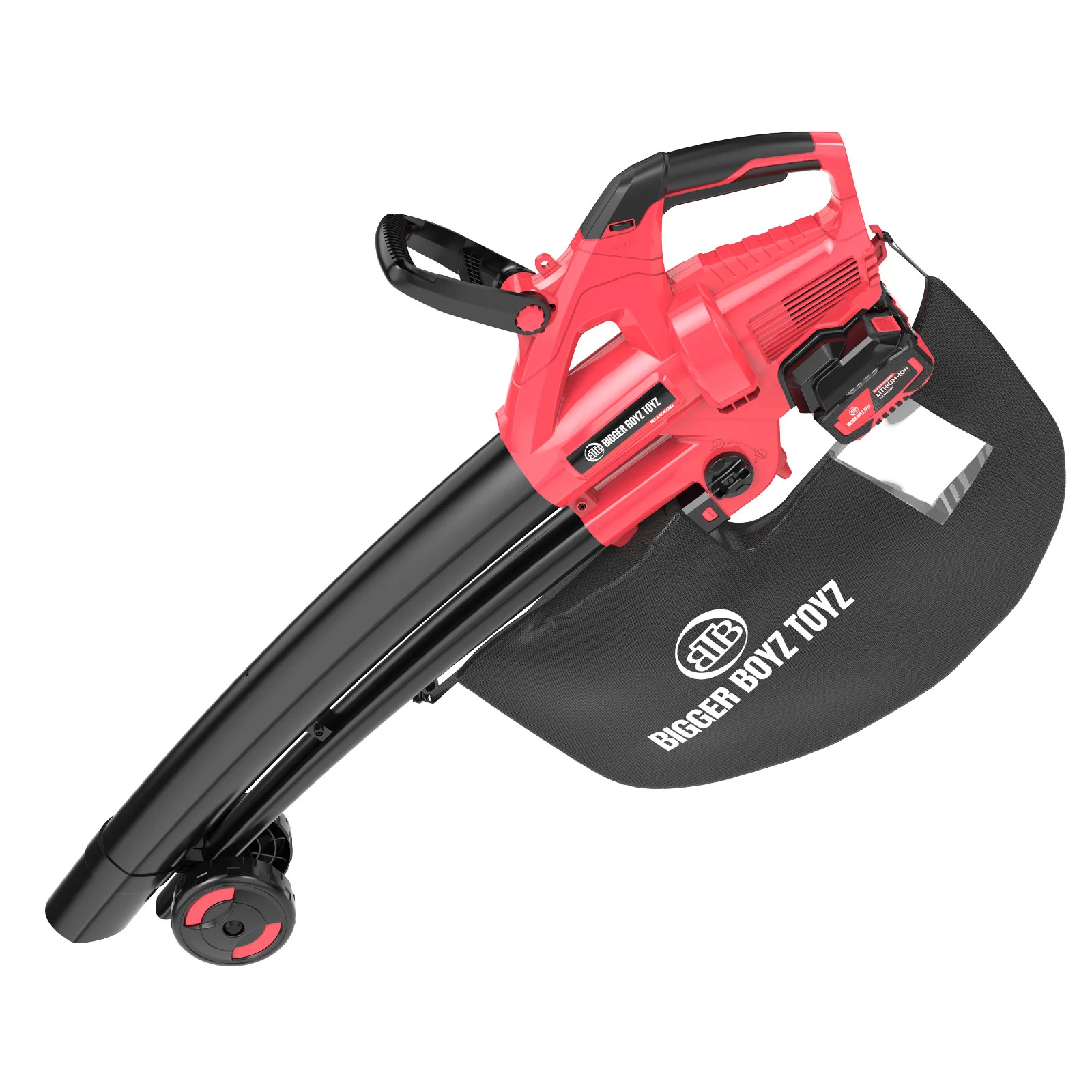 BBT 40V Cordless, Brushless Blower Vacuum with Dual 4.0Ah Lithium-ion Makita Compatible Batteries - Image 6