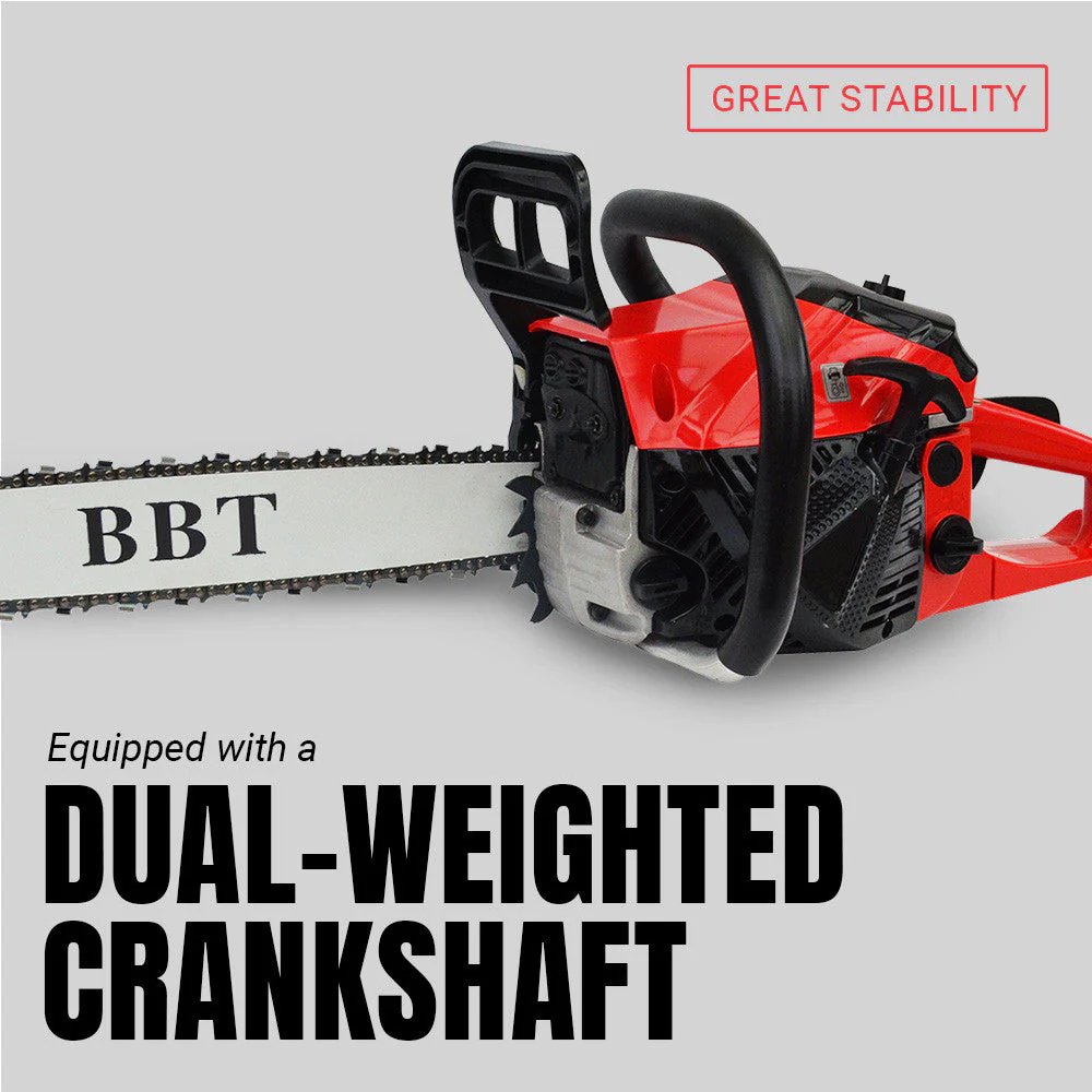 BBT 52cc 3hp 20" E-Start Petrol Chainsaw - Image 16