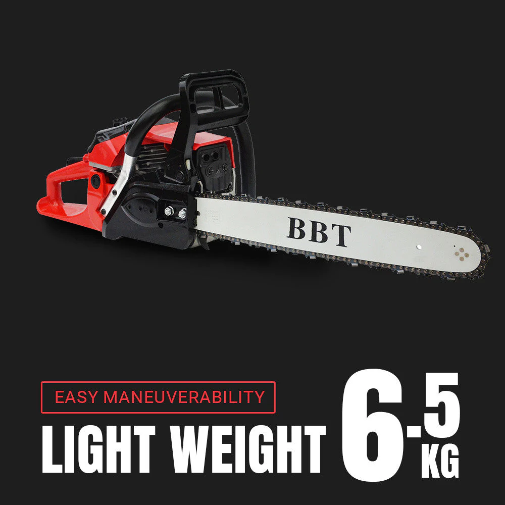 BBT 52cc 3hp 20" E-Start Petrol Chainsaw - Image 4