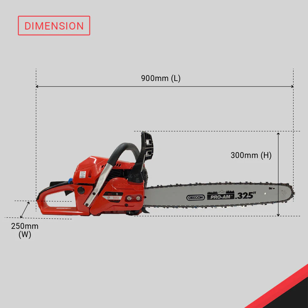 BBT 54cc 3.4hp 20" Petrol Chainsaw - Oregon Bar&Chain - Image 10