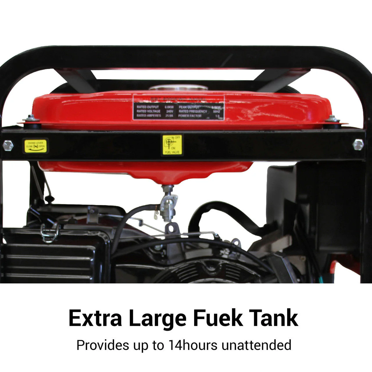 BBT 8000i 6kVa Petrol 15hp 4 Stroke Off Grid Generator - 2-Year Warranty - Image 5
