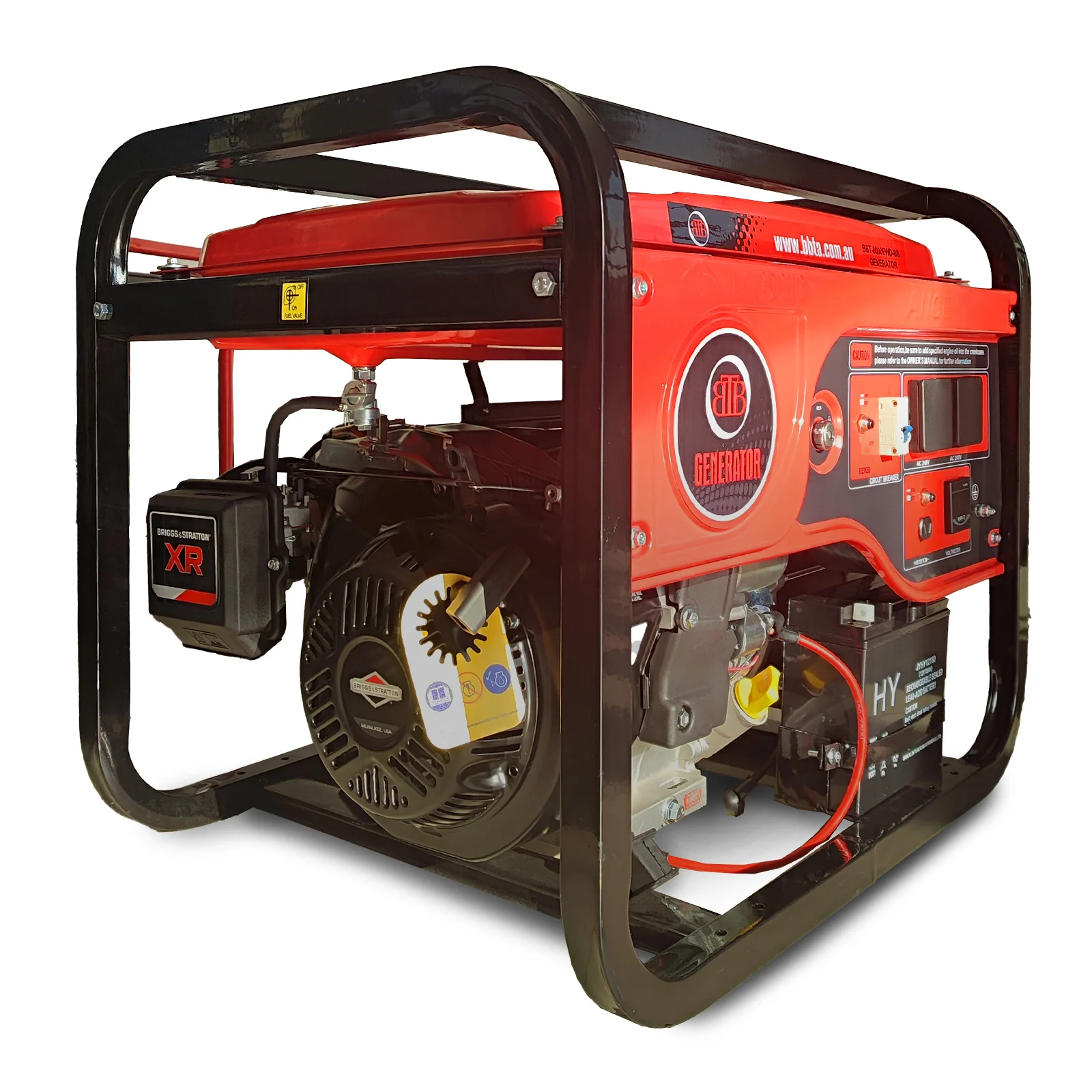 BBT 8000i 6kVa Off Grid Petrol Generator - Briggs & Stratton XR2100- 2-Year Warranty - Image 5