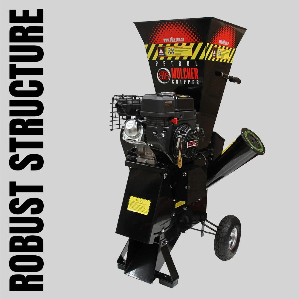 BBT 7hp Petrol 208cc Electric Start Garden Wood Mulcher/Chipper - 2-Year Warranty - Image 15