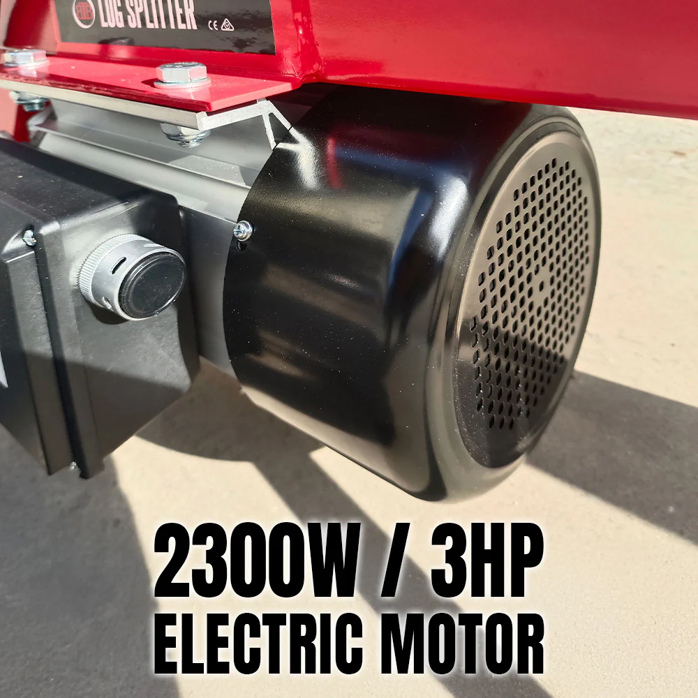 BBT 7/10T Electric Hydraulic Wood Log Splitter - Smart-Return Control Valve - Image 10