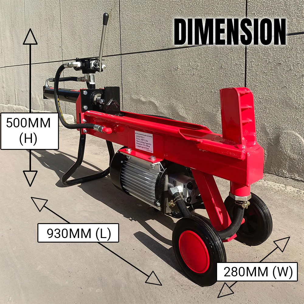 BBT 7/10T Electric Hydraulic Wood Log Splitter - Smart-Return Control Valve - Image 17