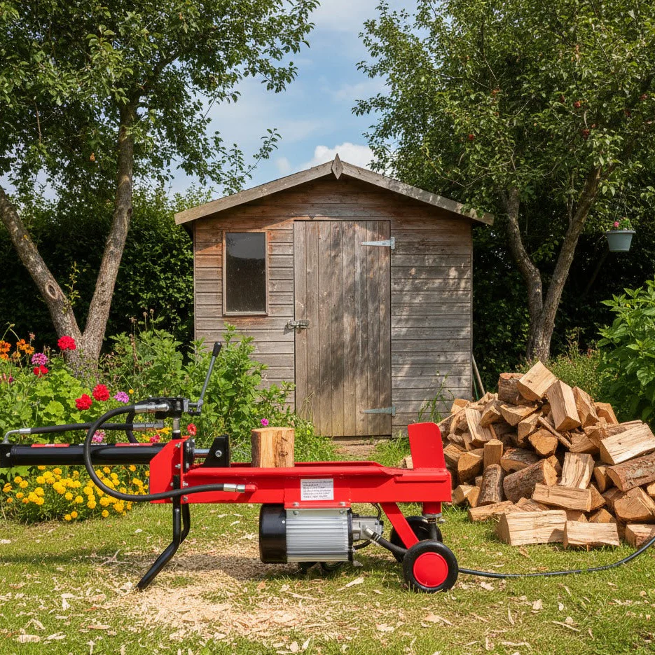 BBT 7/10T Electric Hydraulic Wood Log Splitter - Smart-Return Control Valve - Image 18