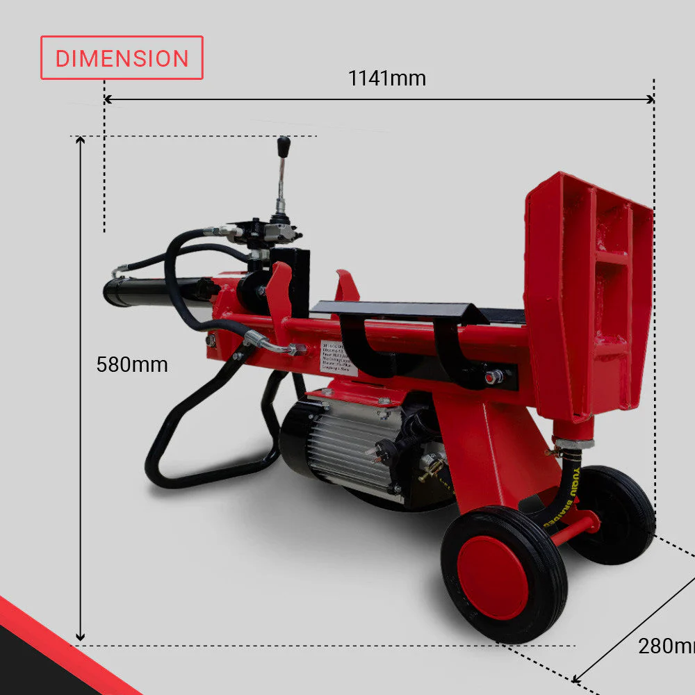 BBT 9 Ton Vertical/Horizontal Electric Wood Log Splitter - 2-Year Warranty - Image 15