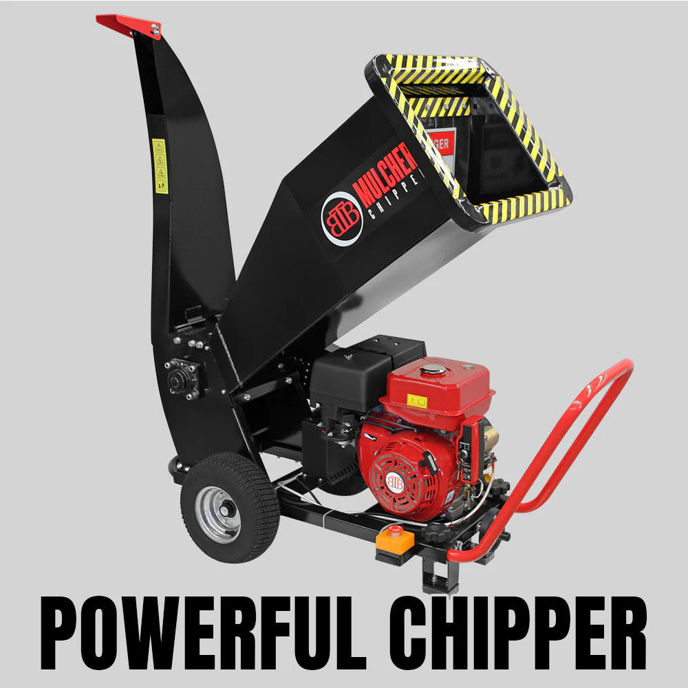 BBT 9000 Series 15/20hp Petrol 420cc Electric Start Wood Chipper - 2-Year Warranty - Image 12