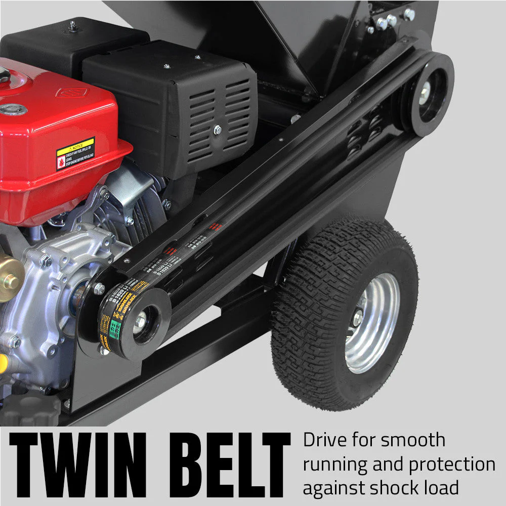 BBT 9000 Series 15/20hp Petrol 420cc Electric Start Wood Chipper - 2-Year Warranty - Image 6
