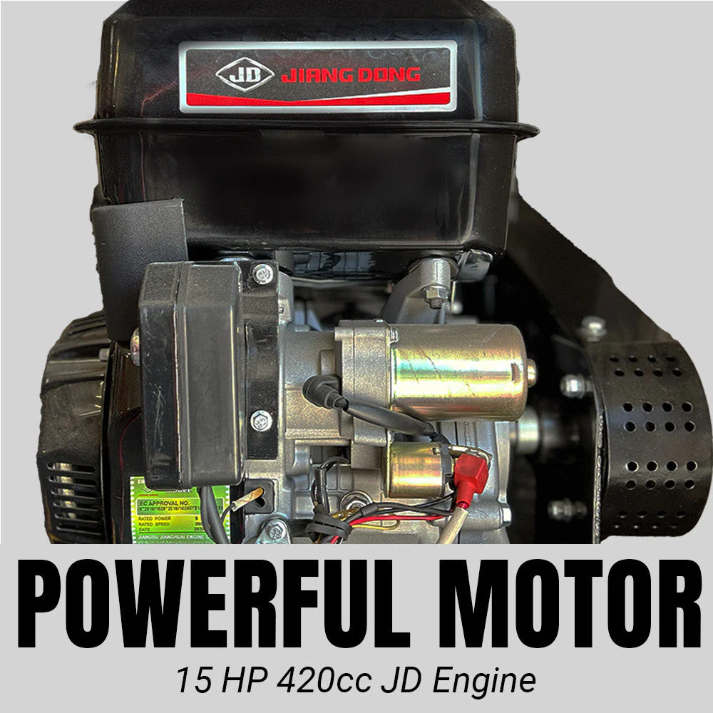 BBT 9000 Series 15/20hp Petrol 420cc Electric Start Wood Chipper - 2-Year Warranty - Image 7