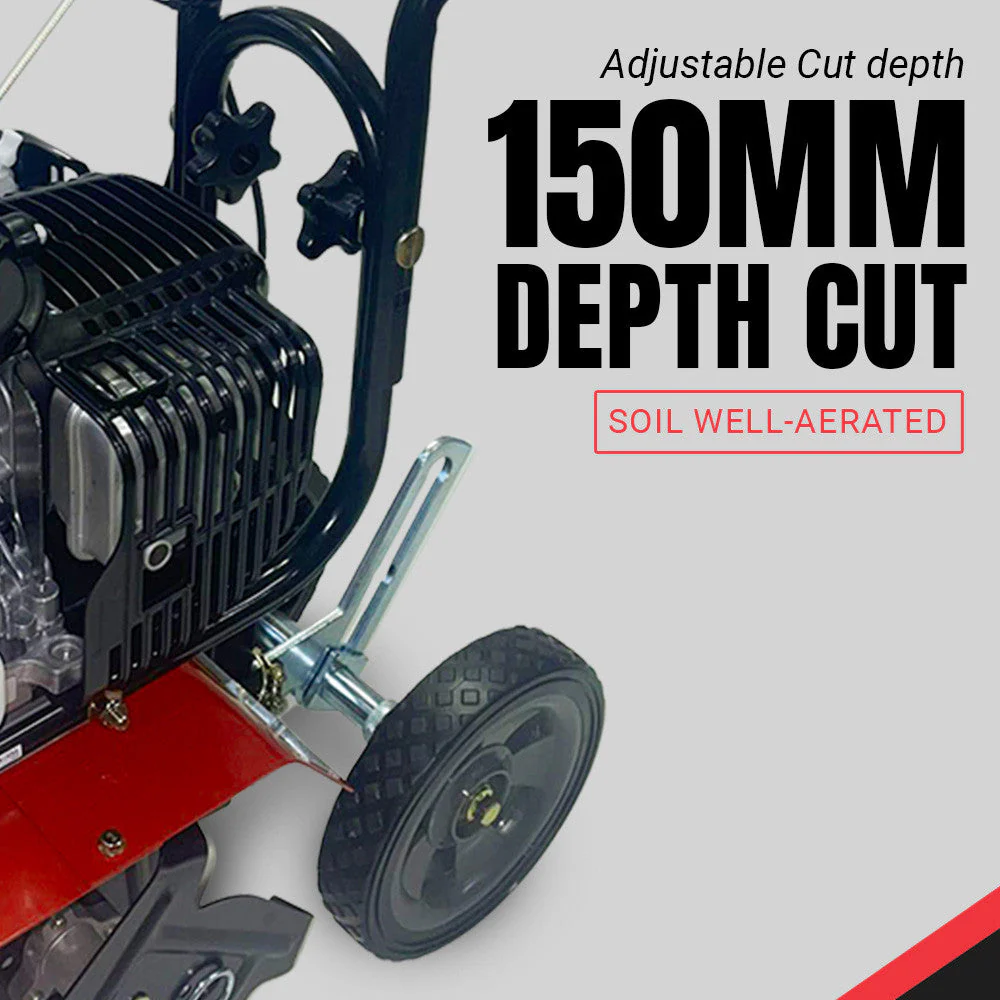 BBT Compact Cultivator Tiller 40cc Petrol 4 Stroke - Image 9