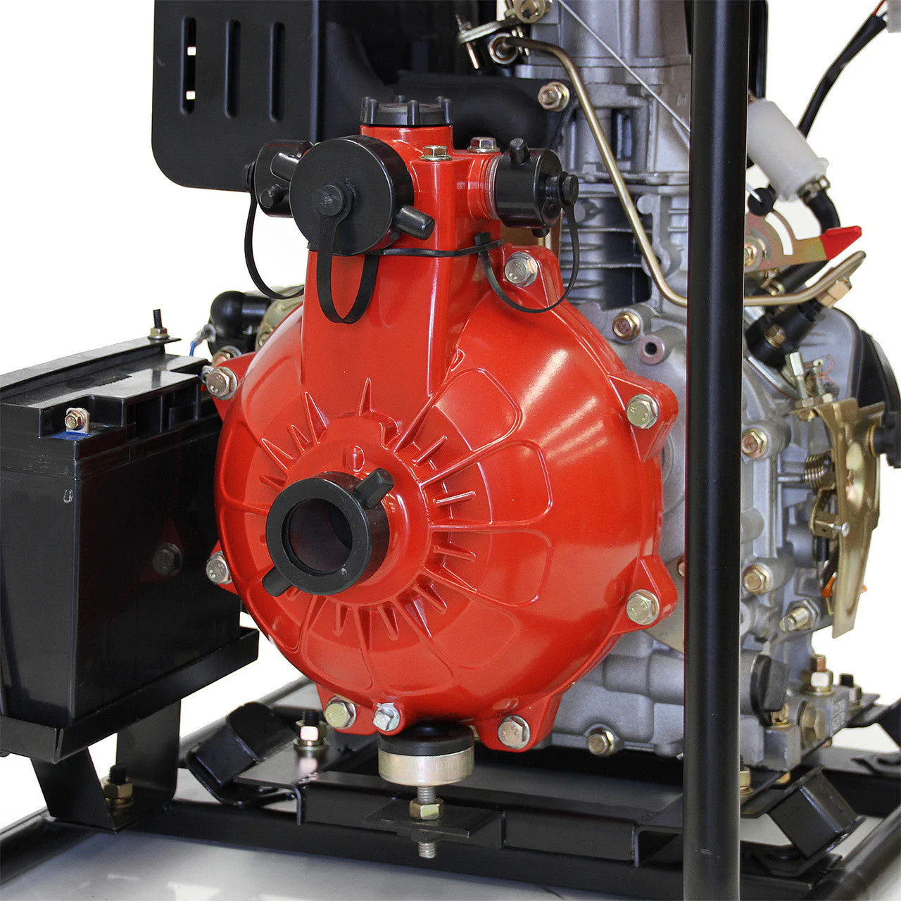 BBT 1.5" Diesel High Pressure Twin Impeller Fire Water Pump - 6hp Electric Start - Image 7