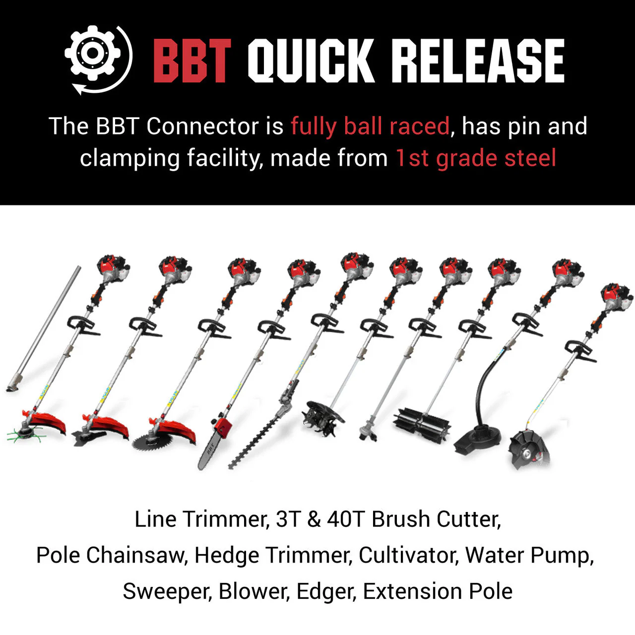 BBT 33cc 2-Stroke 10" Extendable Pole Pruner & Chainsaw - 2-Year Warranty - Image 4