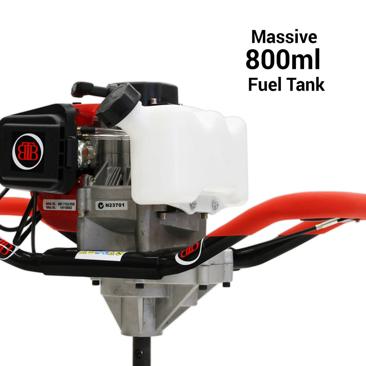BBT Post Hole Digger Auger 51cc Petrol 2-Stroke - Image 10