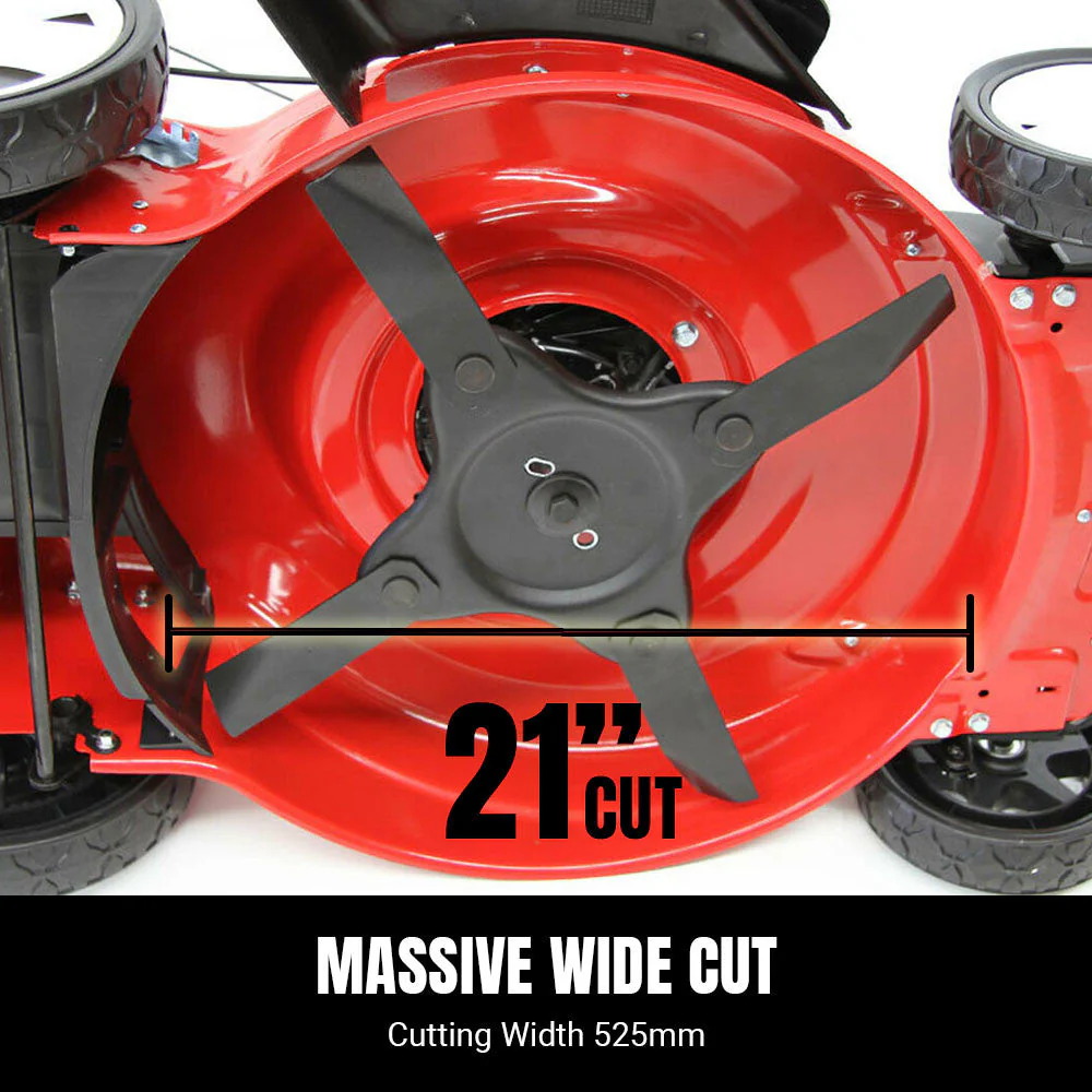 BBT 21" Self Propelled 4 Speed 196cc Petrol Lawn Mower - Image 12