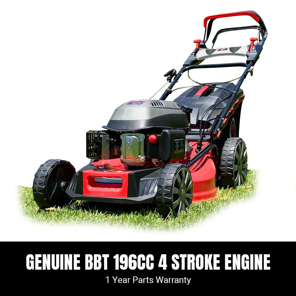 BBT 21" Self Propelled 4 Speed 196cc Petrol Electric Start Lawn Mower - Image 16
