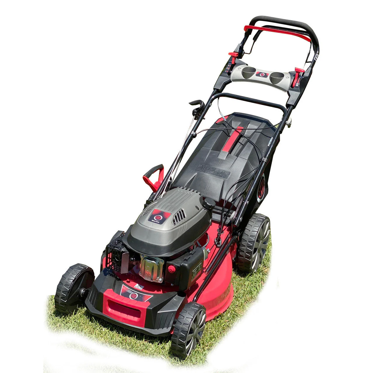 BBT 21" Self Propelled 4 Speed 196cc Petrol Electric Start Lawn Mower - Image 4