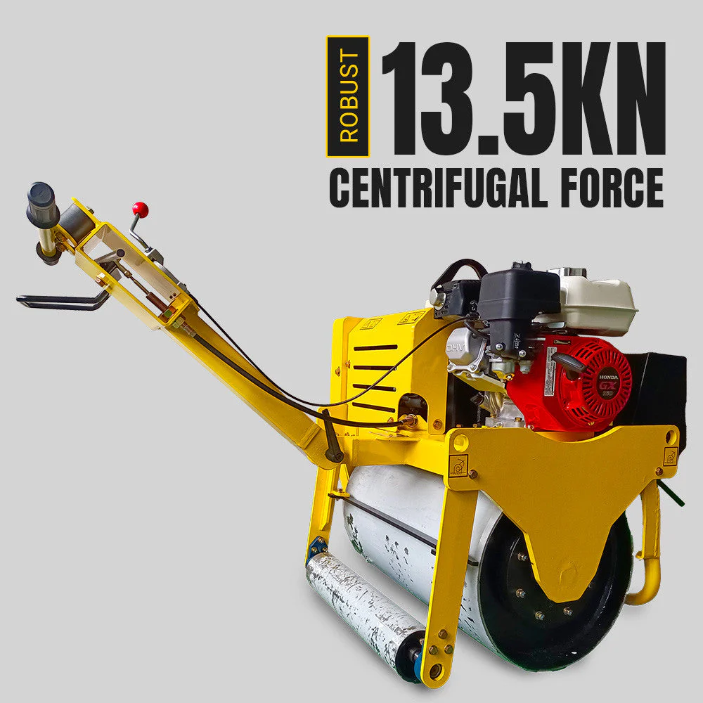 BBT Commercial Single Drum Vibratory Roller - Genuine Honda GX160 - ROL641 - Image 5