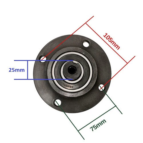BBT-ZT Right Deck Spindle 130mm (POST 2017 New) 900-049 - Image 3