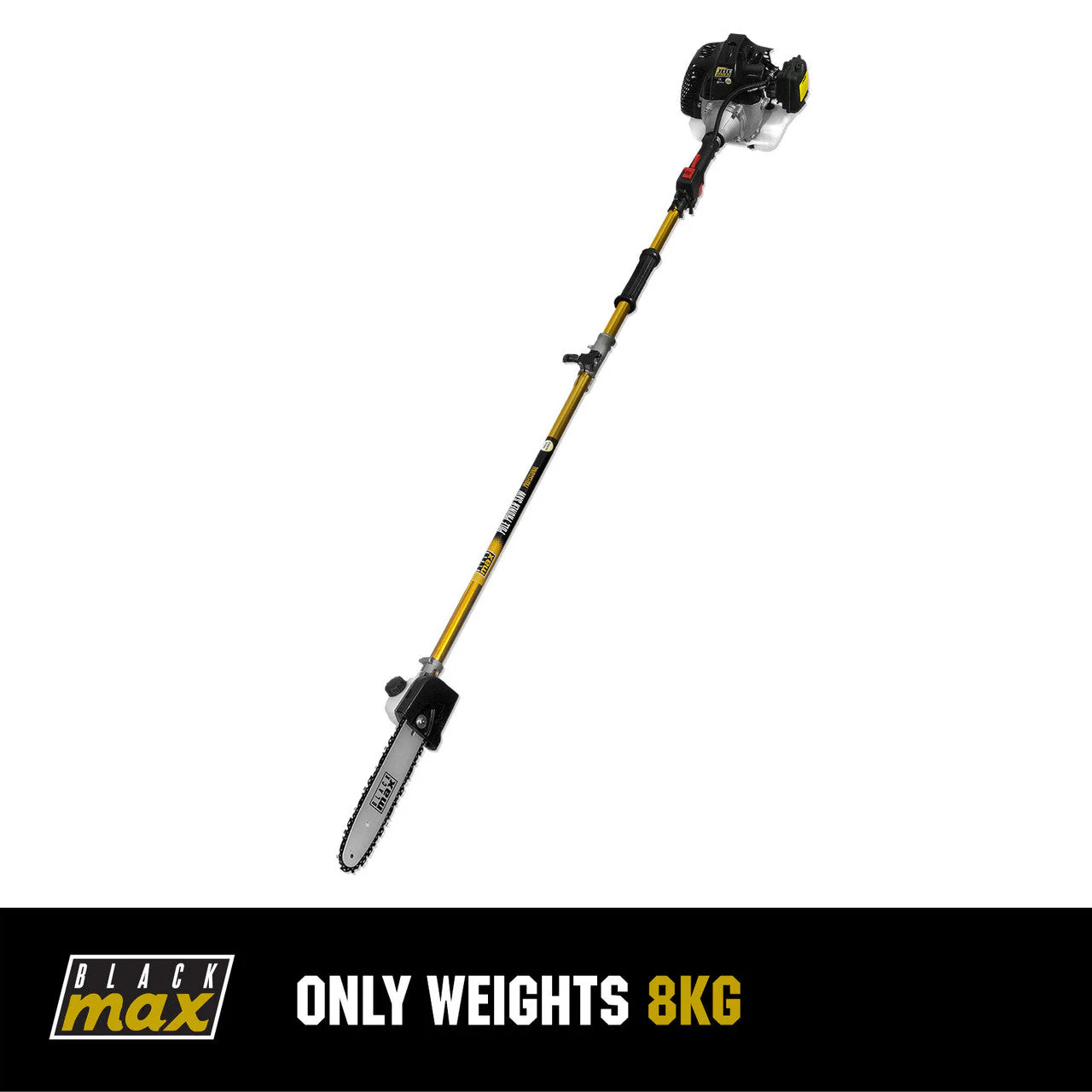 BlackMax 52cc Petrol 2 Stroke Heavy Duty 10" Oregon Pole Chainsaw - 2-Year Warranty - Image 6