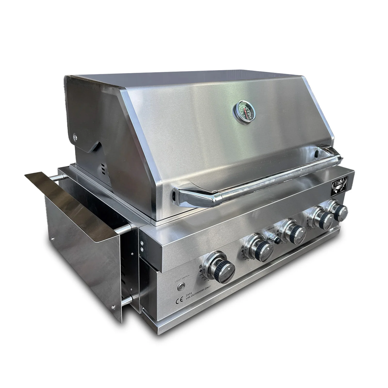 Bull BBQ 5-Burner Built-in Outdoor Kitchen with Rotisserie – #304 Stainless Steel - Image 4